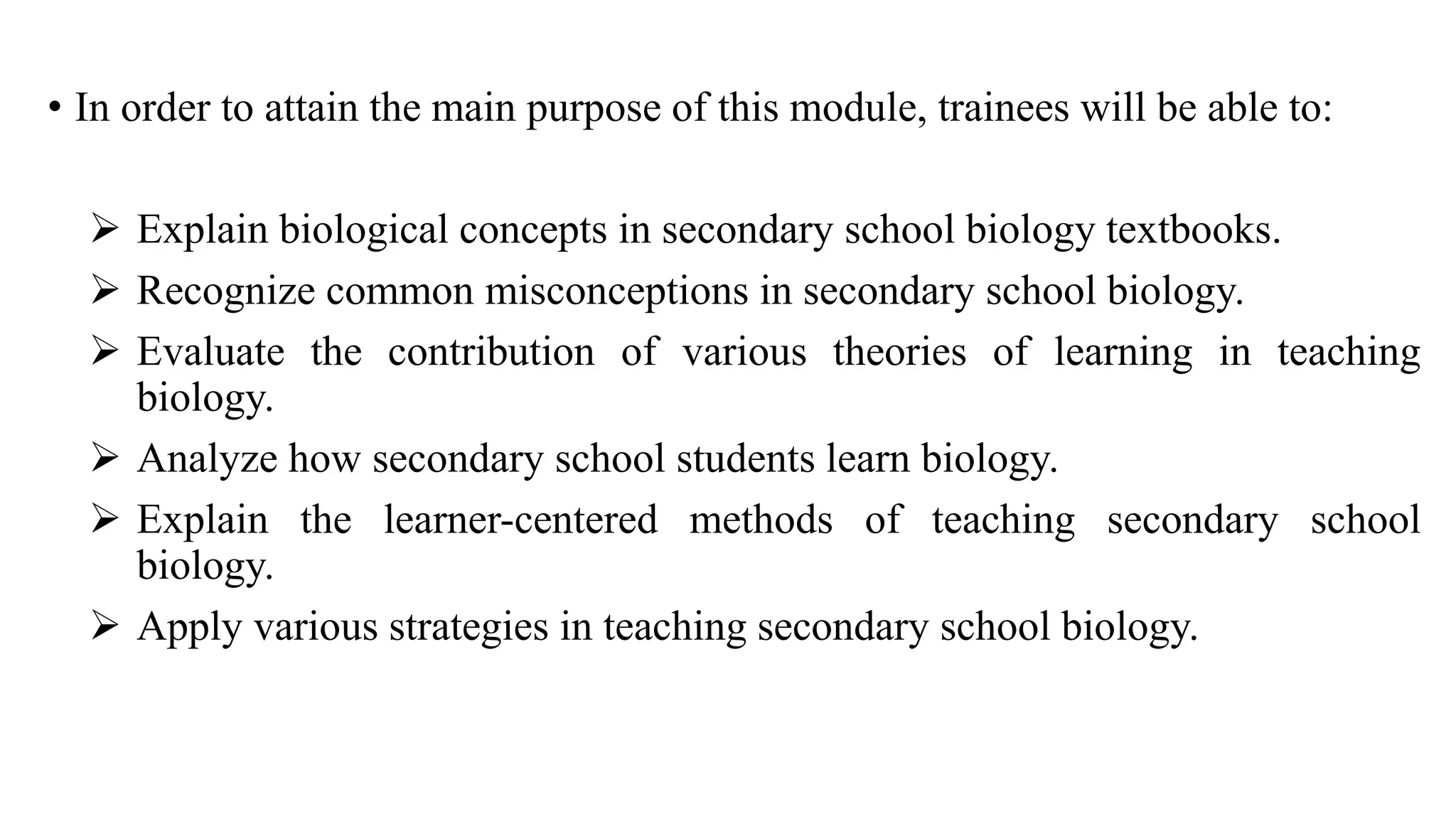 Biology training Module for High School Teachers ppt.pptx