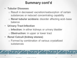 Unit 8: Kidney Functions and disorders | PDF