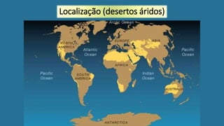 Localização (desertos áridos)
 