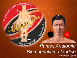 Puntos Anatomía
Biomagnetismo Medico
Lic Gersson López
- +
 