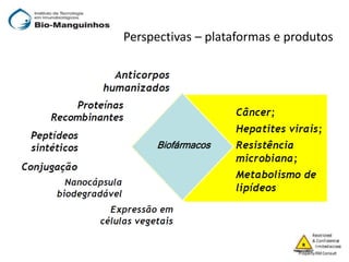 Perspectivas – plataformas e produtos
 