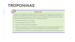 TROPONINAS
2 7
BIOMARCADORES
CARDÍACOS
 