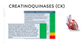 CREATINOQUINASES (CK)
3 7
BIOMARCADORES
CARDÍACOS
 