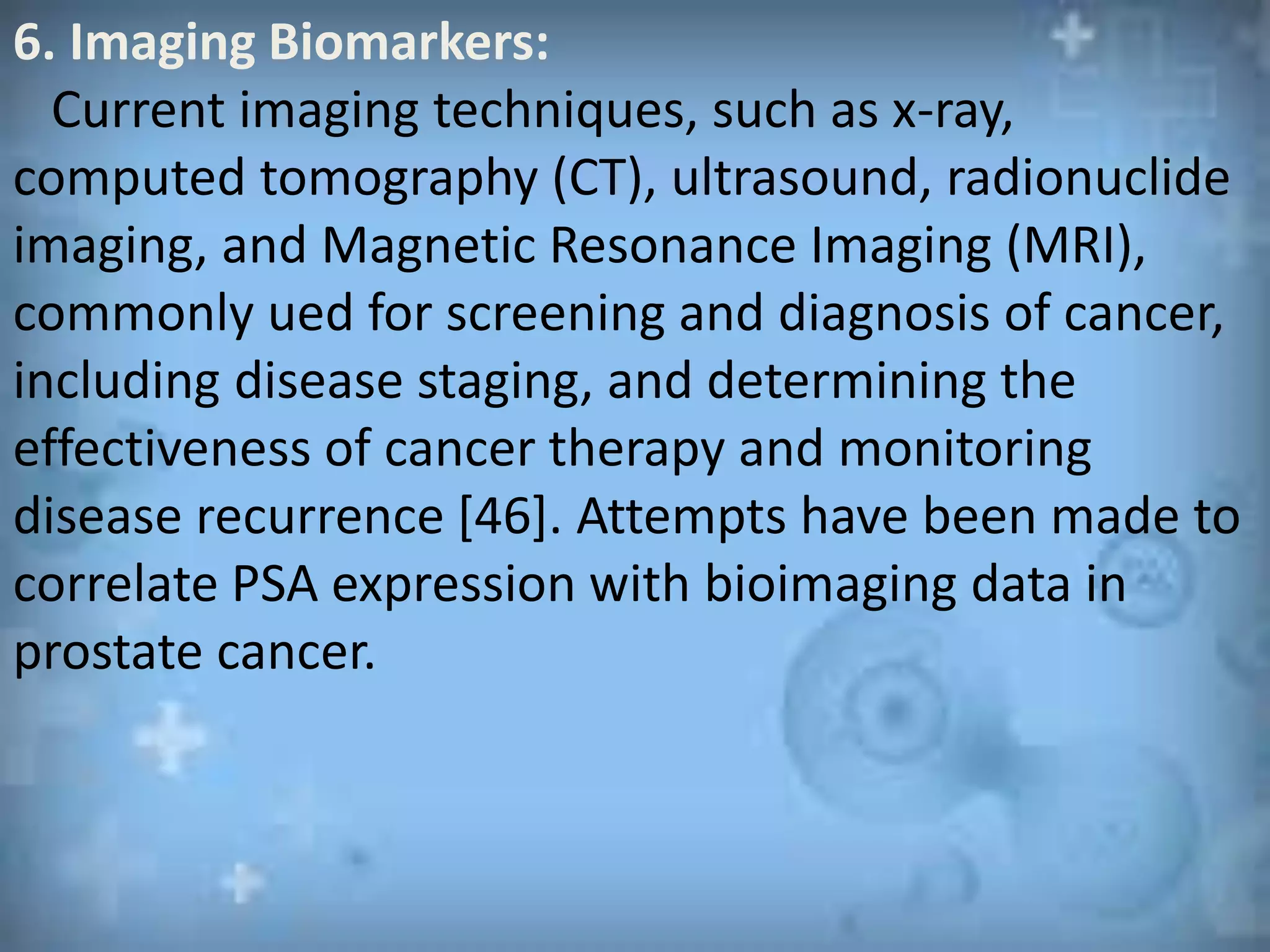 Biomarker in cancer | PPTX