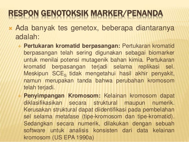 Biomarker dalam epidemiologi lingkungan