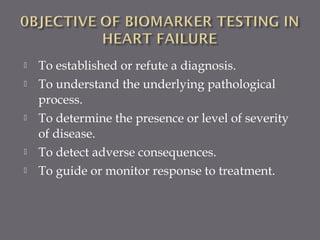  To established or refute a diagnosis.
 To understand the underlying pathological
process.
 To determine the presence or level of severity
of disease.
 To detect adverse consequences.
 To guide or monitor response to treatment.
 