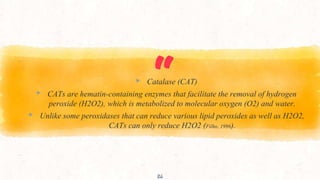 H2o2 Cat Biomarkers | PPTX