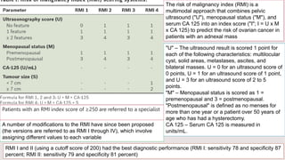 PREDICTIVE AND DIAGNOSTIC BIOMARKERS FOR OVARIAN CANCER | PPTX