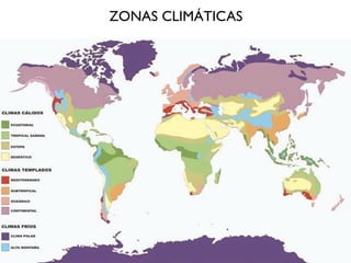 ZONAS CLIMÁTICAS
 