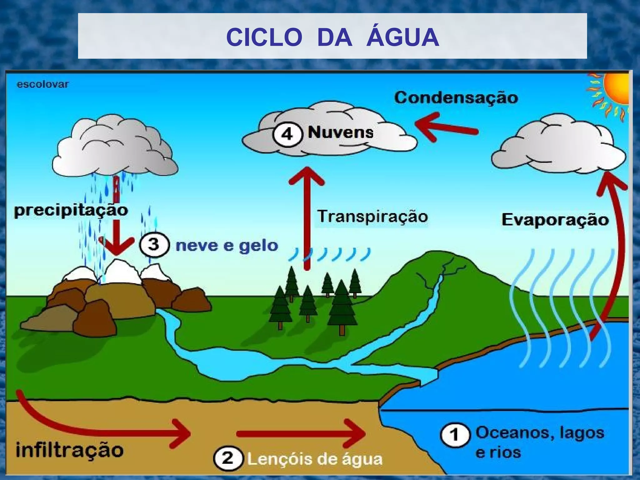 CICLO DA ÁGUA