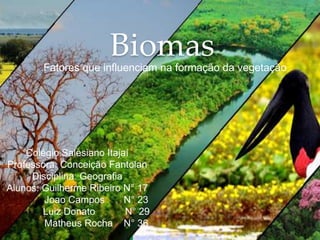 Brasil: Biomas - Disciplina - Geografia