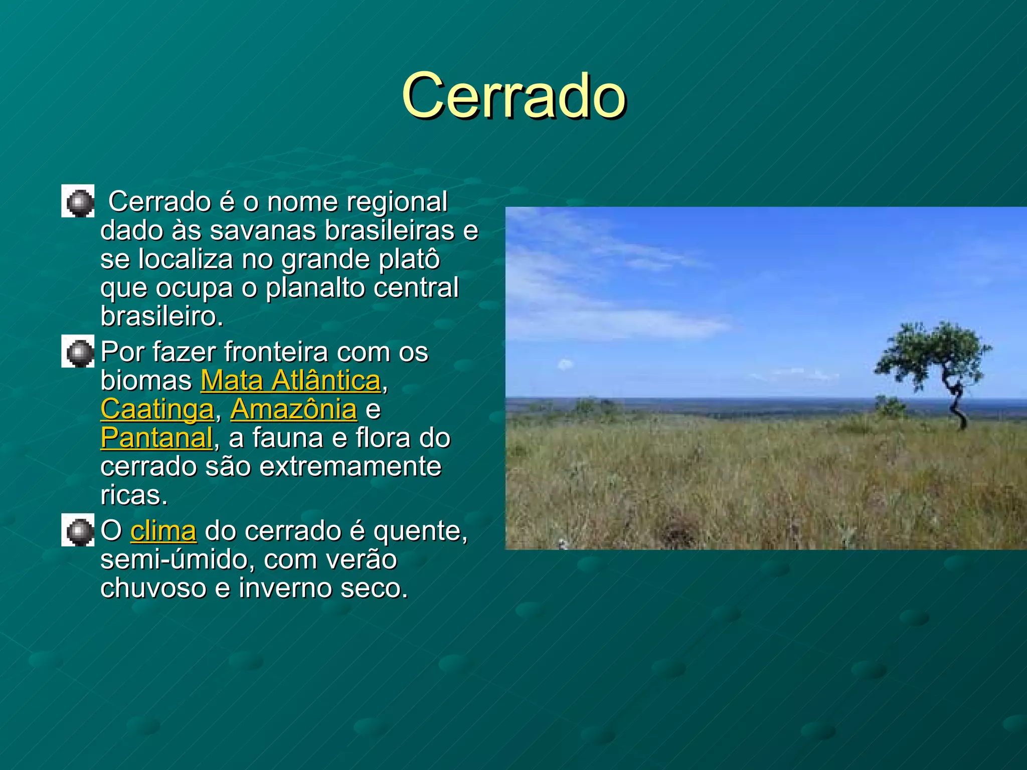 Biomas Do Brasil E Cerrado | PPT