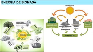 ENERGÍA DE BIOMASA
 