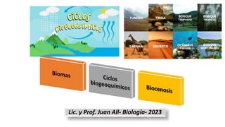 Lic. y Prof. Juan All- Biología- 2023
 