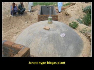 Janata type biogas plant
 