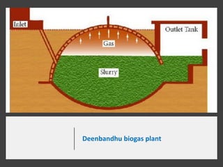 Deenbandhu biogas plant
 