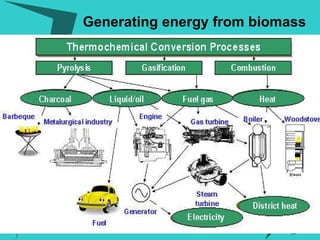 Generating energy from biomass 