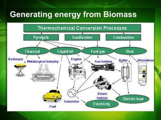 Generating energy from Biomass
 