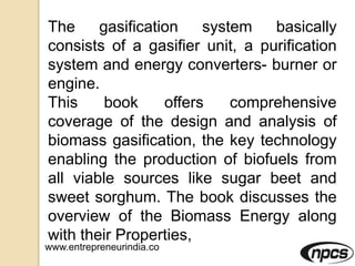 Biomass Based Products (Biochemicals, Biofuels, Activated Carbon) | PPTX