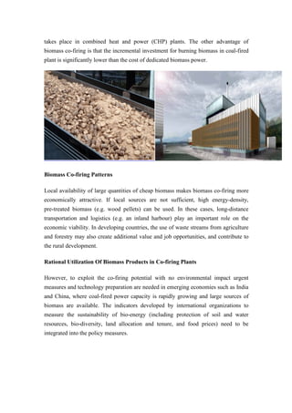 Biomass co firing in coal power plants | PDF