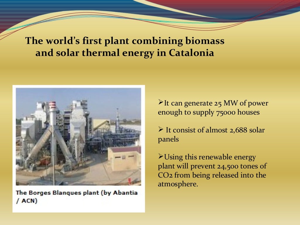 Biomass supported solar thermal hybrid power plant
