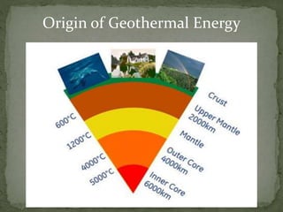 Origin of Geothermal Energy
 
