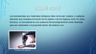 Biomateriales | PPTX