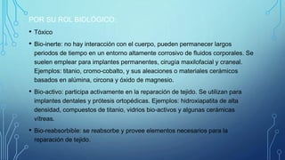 Biomateriales | PPTX