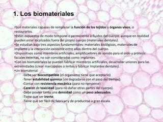 Biomateriales | PPTX