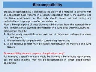 Biomaterials and biosciences biometals.pptx