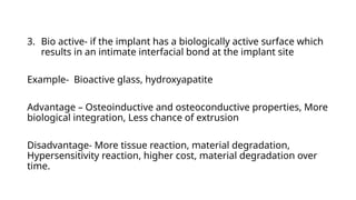 Biomaterials.pptx health and technology parts | PPTX