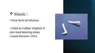 Silastic Application Method Biomaterials.pptx health and technology parts | PPTX