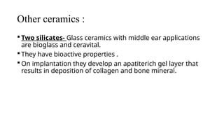 Biomaterials.pptx health and technology parts | PPTX