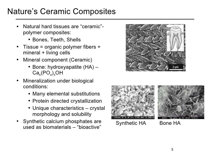 Biomaterials ceramics