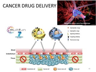 CANCER DRUG DELIVERY
44
 