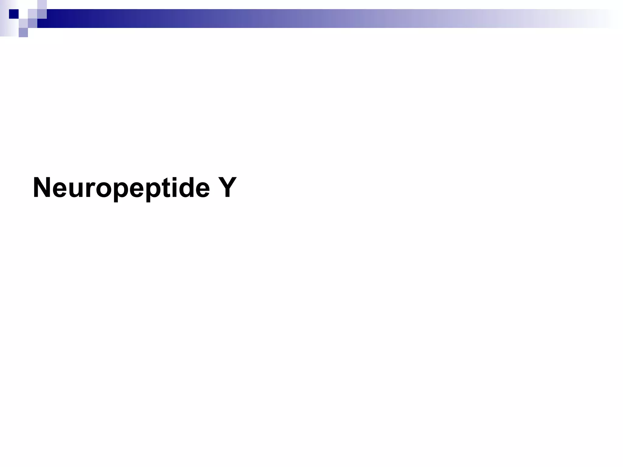 Neuropeptide Y
 