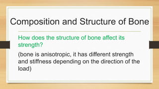 The Biomechanics of Human Bone Growth and Development | PPTX