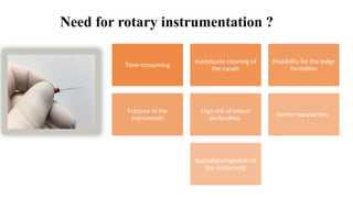 Biomechanical preparation in primary teeth – Instrumentation and ...