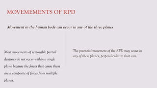 Sindle Rpd BIOMECHANICAL PRINCIPALS IN RPD IN PROSTHODONTICCS | PPTX