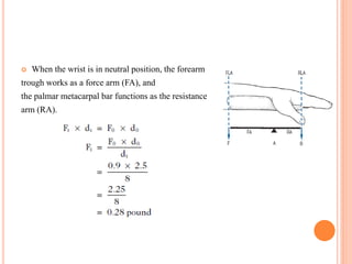 Biomechanical principle of hand splining | PDF