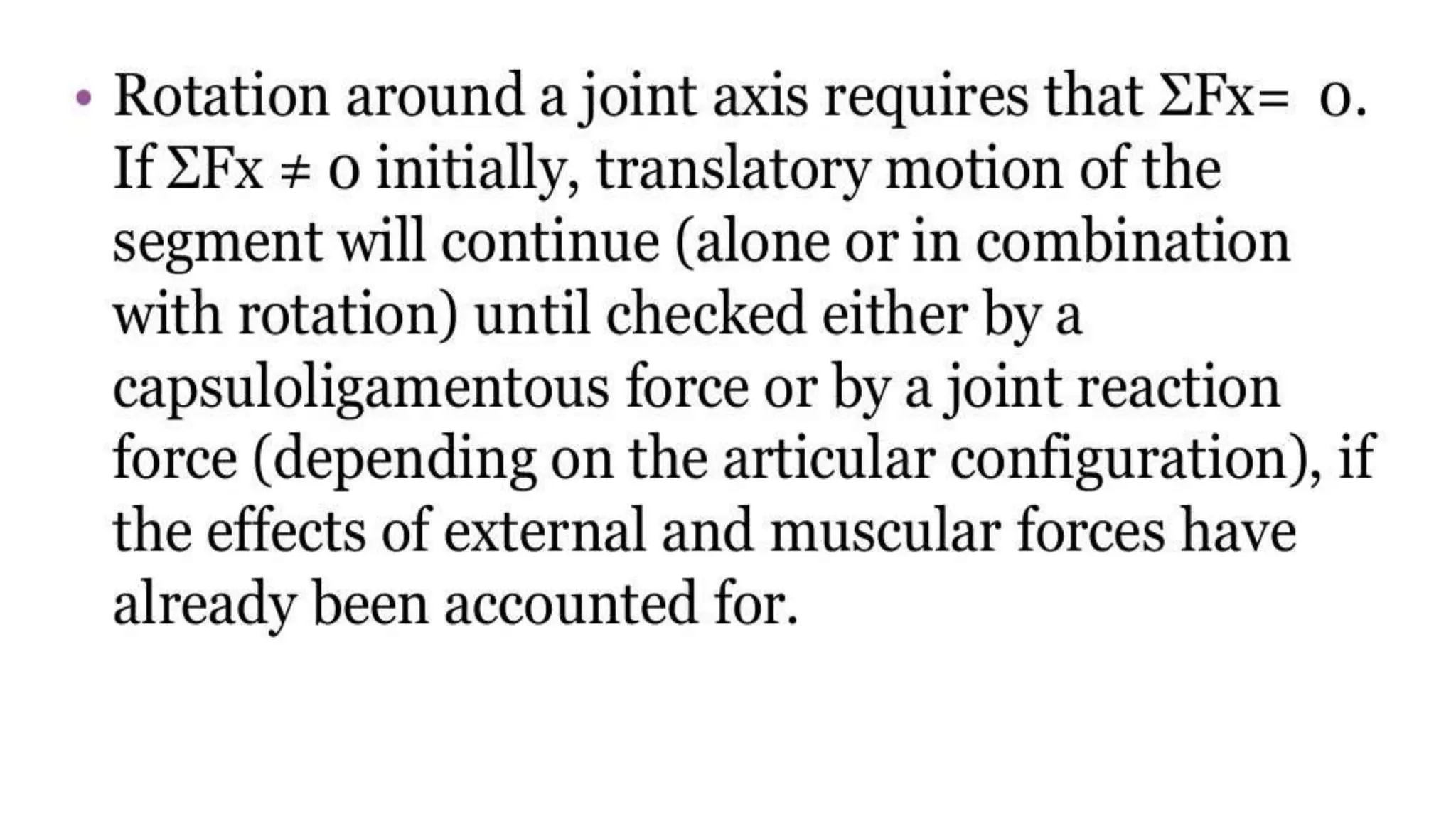 Biomechanical Applications to Joint Structure and Function
