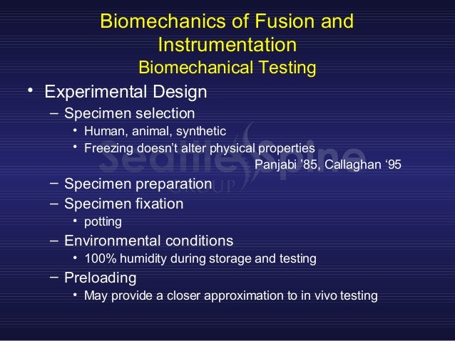 Biomechanics