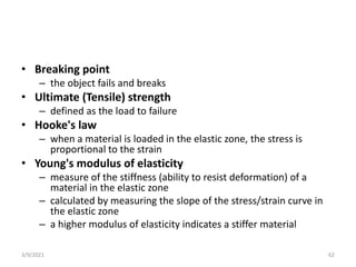 Breaking Point Science Example Biomechanics and Biomaterials in orthopedic | PPTX