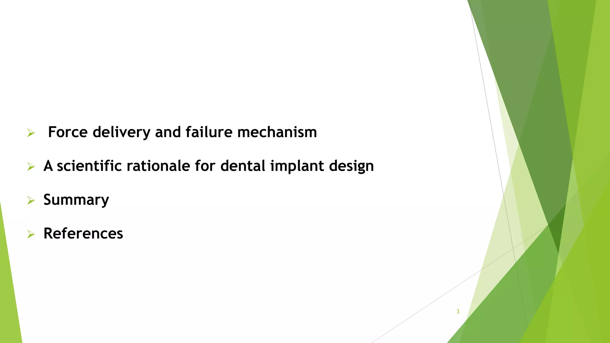 Biomechanics in implantology | PPTX