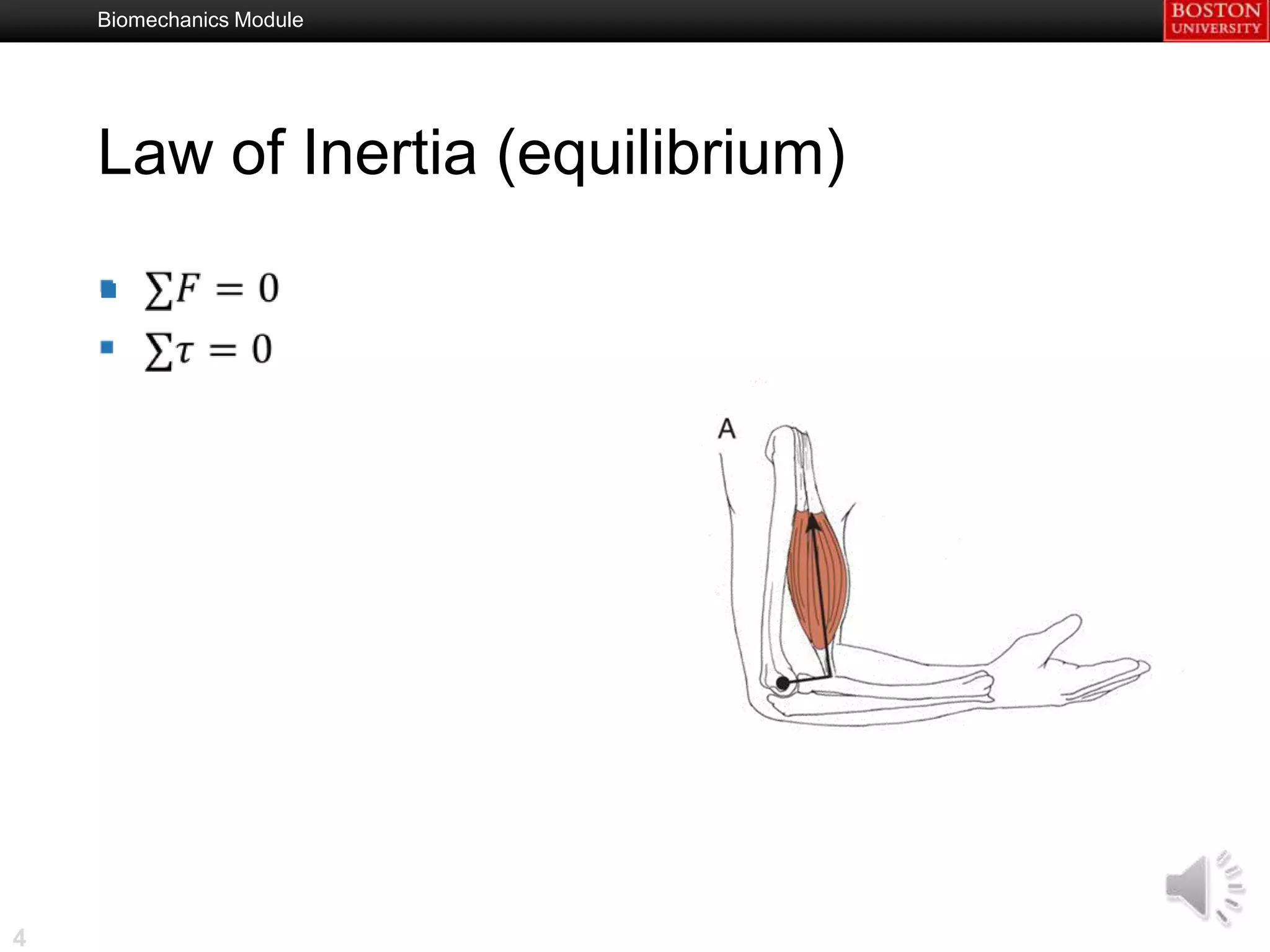 Biomechanics Module




    Law of Inertia (equilibrium)

    




4
 