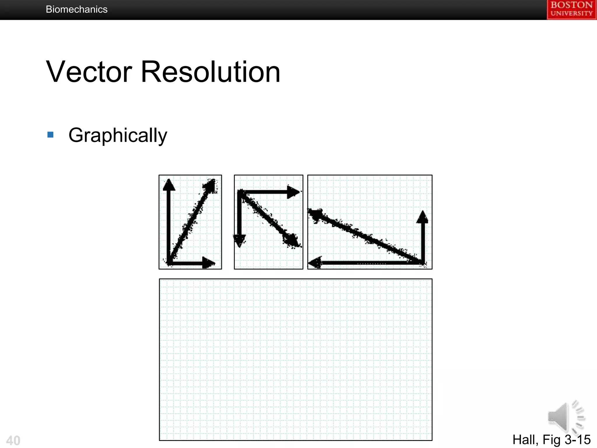 Biomechanics




     Vector Resolution

      Graphically




40                       Hall, Fig 3-15
 