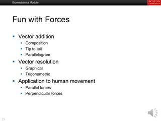 Biomechanics module | PPSX