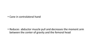 Contralateral Hand Use Biomechanics of hip and knee joint | PPTX