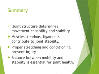 Comprehensive Biomechanics and Stretching Techniques for Joint Health ...