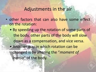 Jumping Rotation Biomechanics of Jumping | PPTX